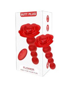 Plug anal vibrante y giratorio con control remoto - SW2025