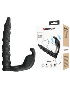 Anillo con dilatador anal y vibrador - BI-210327