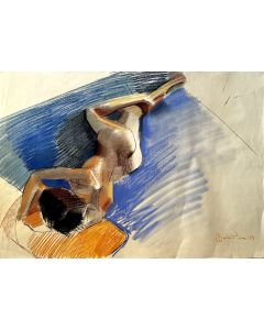 Descanso de la modelo