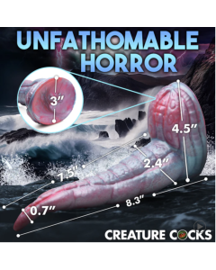 Dildo de silicona con forma de pene tentáculo - AH485 - Alternate View