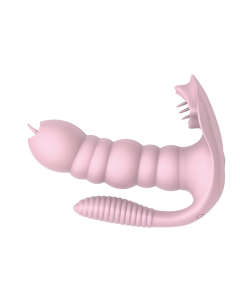 Vibrador Caterpillar de silicona recargable por USB - SW1025