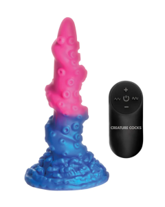 Dildo de silicona vibrante Deluxe - AH648