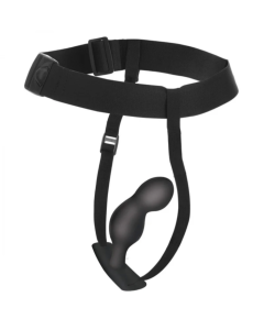 Tapón de próstata de silicona P-Spot Plugger 28X con arnés y control remoto - AH051