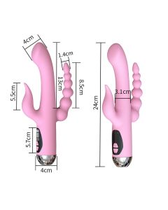 Triple estimulador LUXURY PASSION PINK DUE - LY286A01-1765C - Alternate View