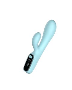 Doble estimulador Rabbit vibrator LED screen - PP0172