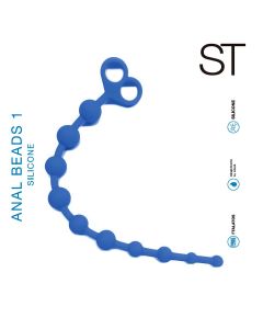 ANAL BEADS SI082 BLUE