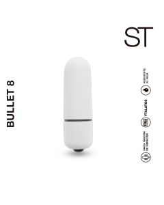 Bullet 8 white - BY17-202 WHITE