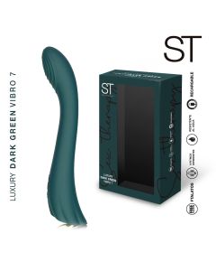 Vibrador de Punto G  LUXURY DARK GREEN VIBRO 7 - ST-VB-0360