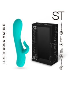 Doble estimulador LUXURY AQUA MARINE - ST-VB-0337