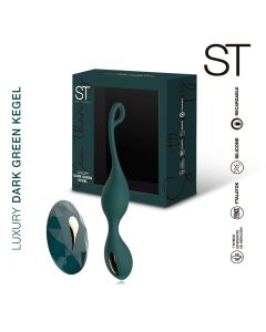 Bolas vaginales LUXURY DARK GREEN KEGEL - ST-KG-0047