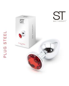 Plug steel red S - RY-001 RED