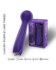 Masajeador LUXURY PURPLE LINE THREE - ST-VB-0553