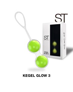 Bolas vaginales KEGEL GLOW 3 - ST-KG-0050 110G